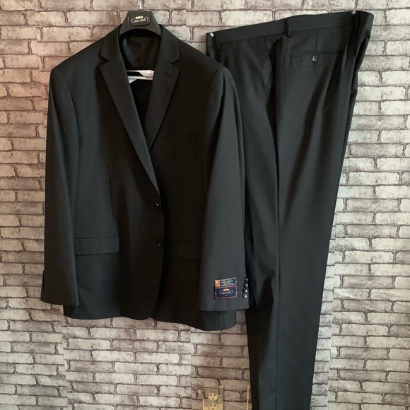 Carlo Lusso NEW men’s black suit - Picture 2 of 8
